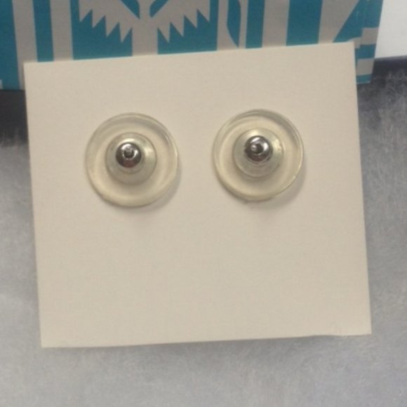 Rainbow Beveled Quartz Silver Post Earrings - Picture 4 of 7